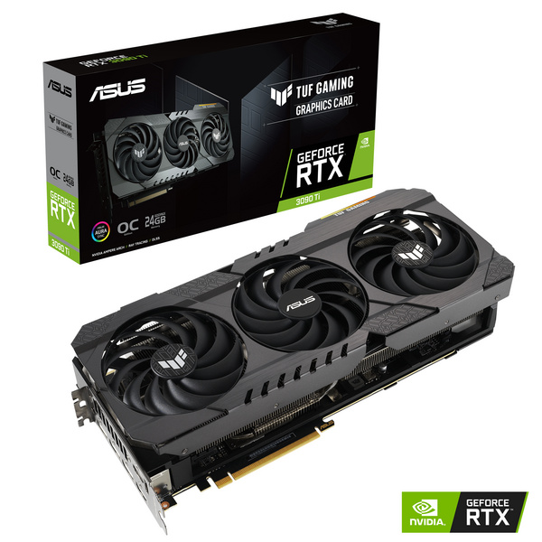 Kartelë grafike ASUS TUF Gaming TUF-RTX3090TI-O24G-GAMING NVIDIA GeForce RTX 3090 Ti, 24 GB GDDR6X