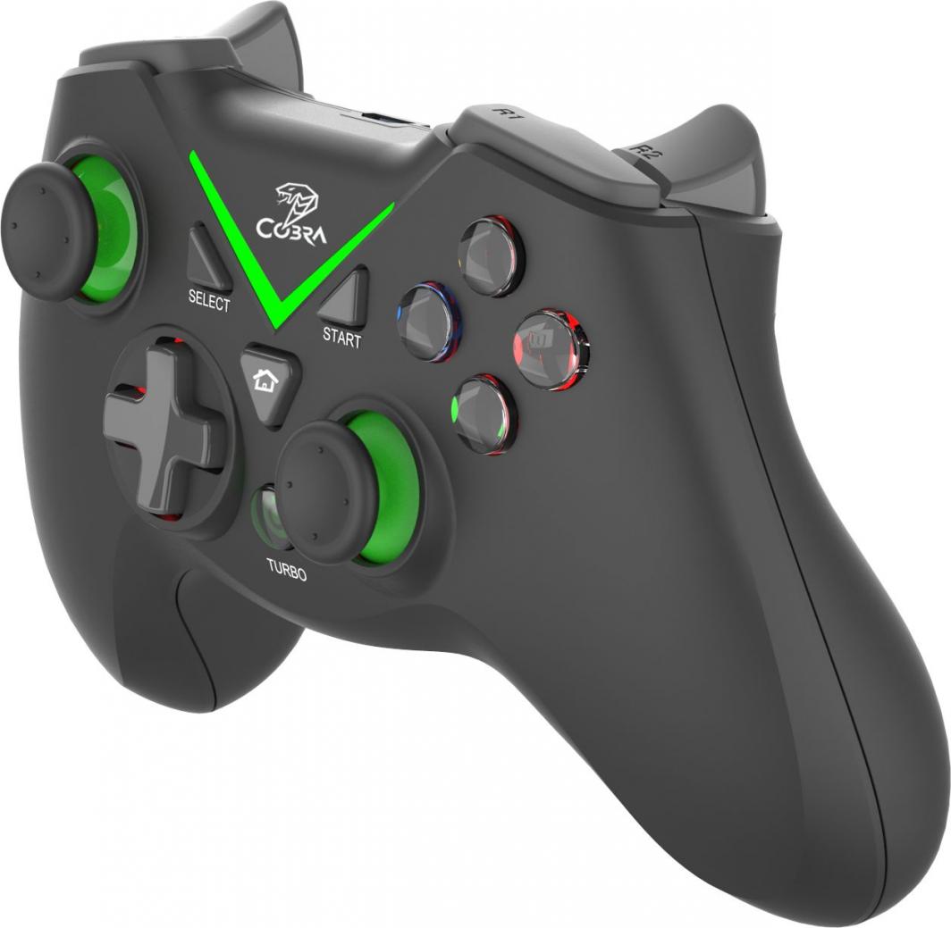 Контролер Q-SMART QSP304 Cobra, Безжичен, црн