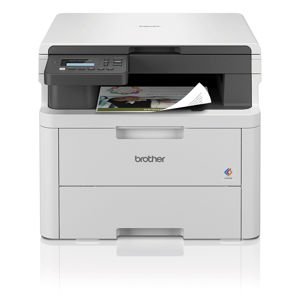 Printer multifunksional Brother DCP-L3560CDW, i zi/i bardhë