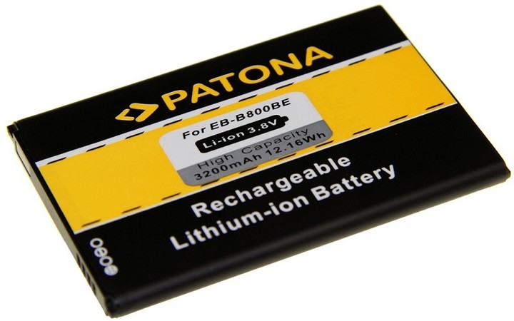 Bateri Patona për Samsung B800, 3200mAh, 3.8V Li-Ion