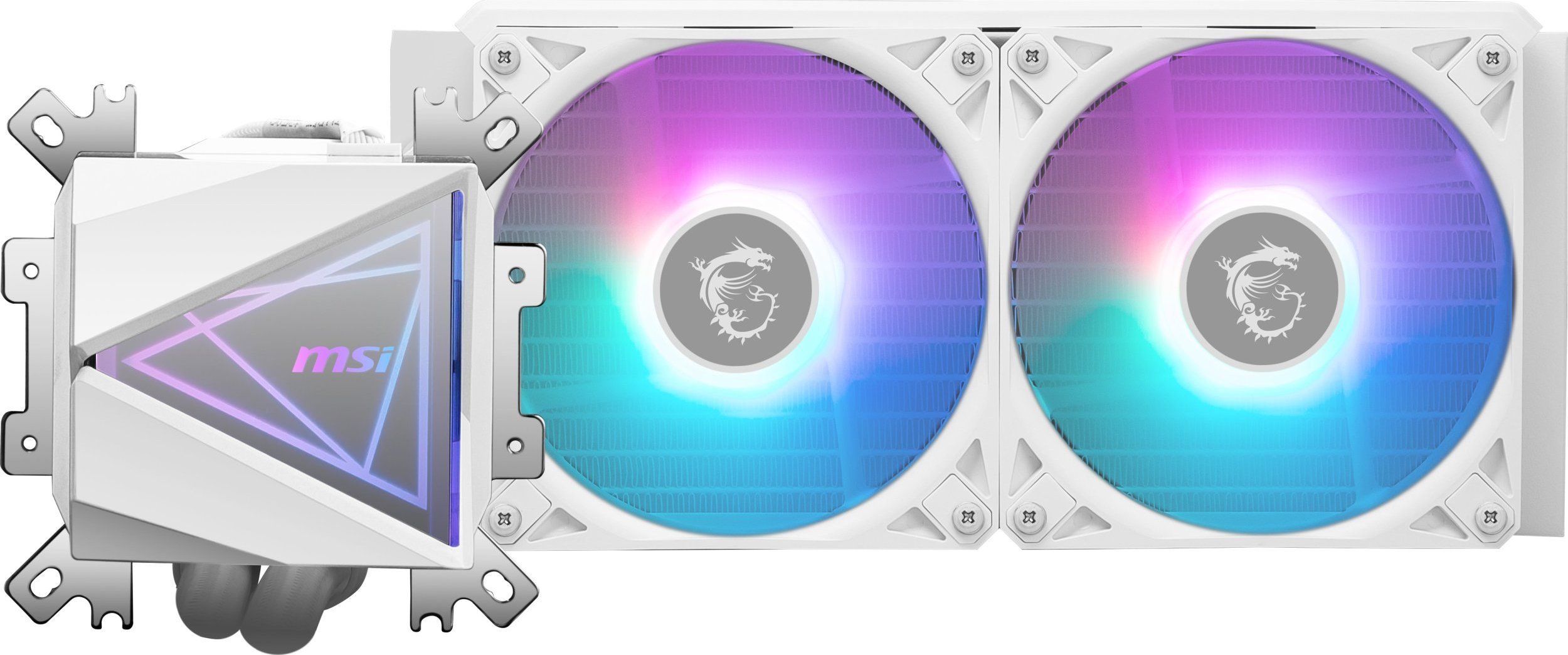 Ftohës uji AIO MSI MAG CORELIQUID I240, 240mm, Intel AMD, i bardhë
