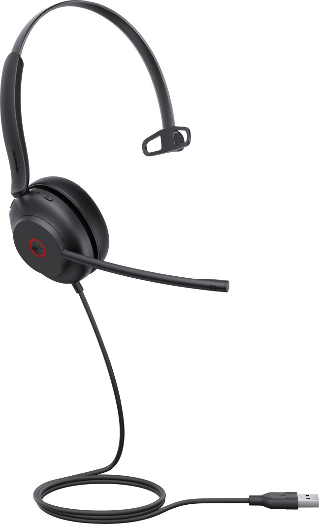 Kufje Yealink UH35 Mono Teams, USB A, për PC, të zeza