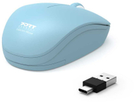 Maus pa tela Port Connect Wireless, 1600 DPI, USB A USB C, blu