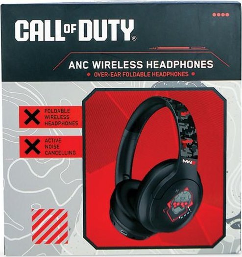 Kufje pa tela OTL Call of Duty MW3, Bluetooth 5.3, ANC, të zeza