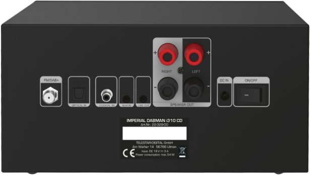 Sistem mikro Hi Fi Imperial DABMAN i310 CD, radio DAB+ FM, radio interneti, Bluetooth, i zi