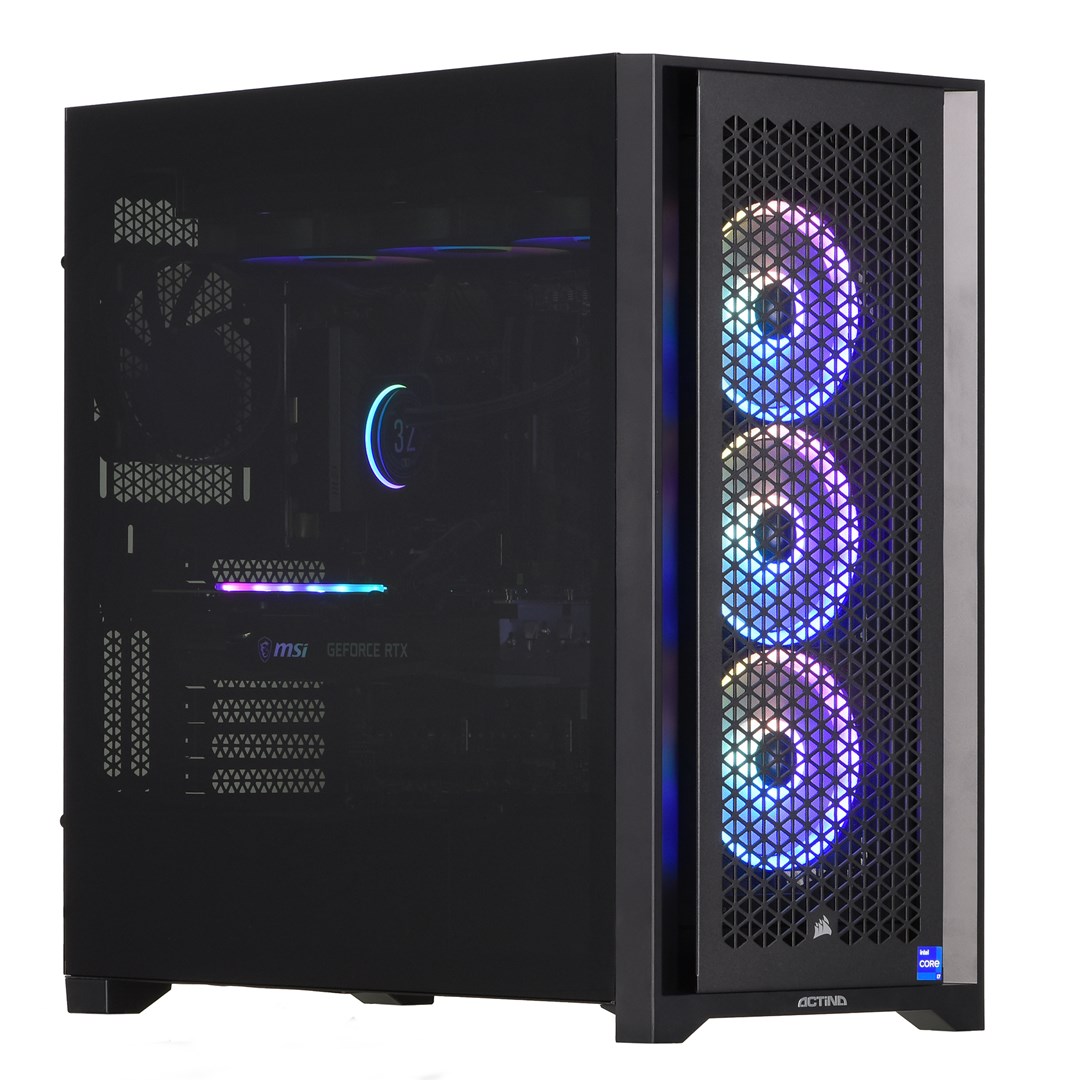 Kompjuter Actina 5901443330028, Midi Tower, AMD Ryzen 7 7800X3D, 32GB DDR5, 2TB SSD, i zi