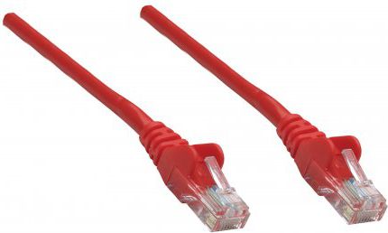 Kabllo rrjeti Intellinet Cat6, 0.25m, bakër, e kuqe