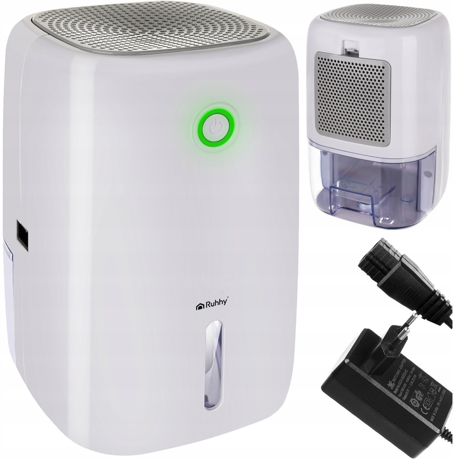 Avullues ajri Ruhhy Air Dehumidifier 26829, 330 ml në ditë, 800 ml, i bardhë