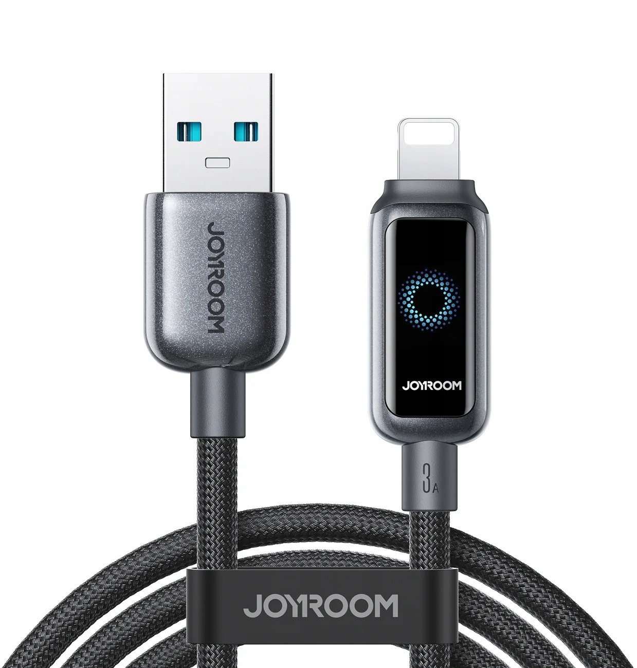Kabllo USB Joyroom S-CL020, USB A në Lightning, 3A, 1.2m, e zezë
