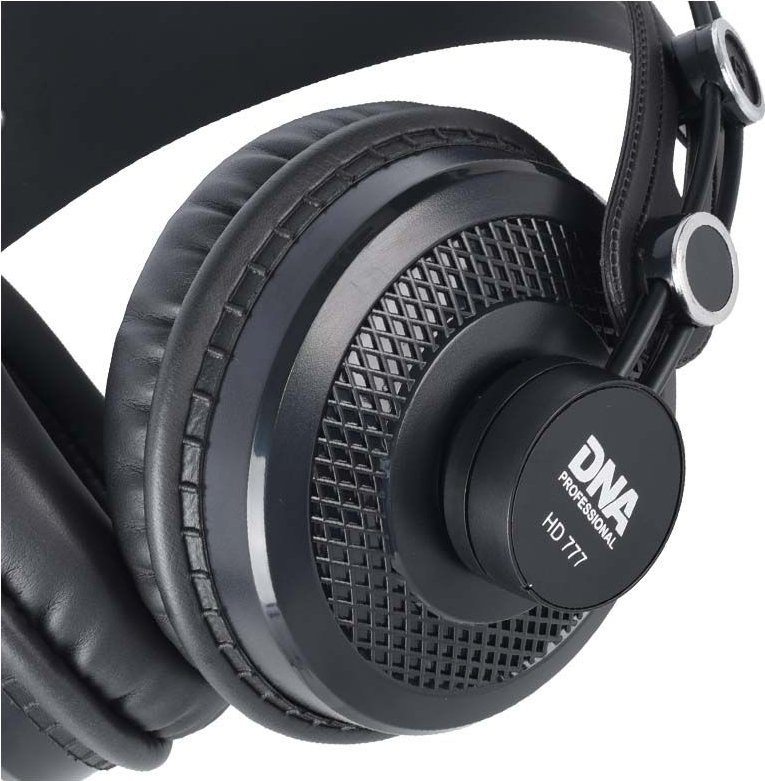 Kufje studio DNA HD777, 53mm, të hapura rrethveshi, të zeza