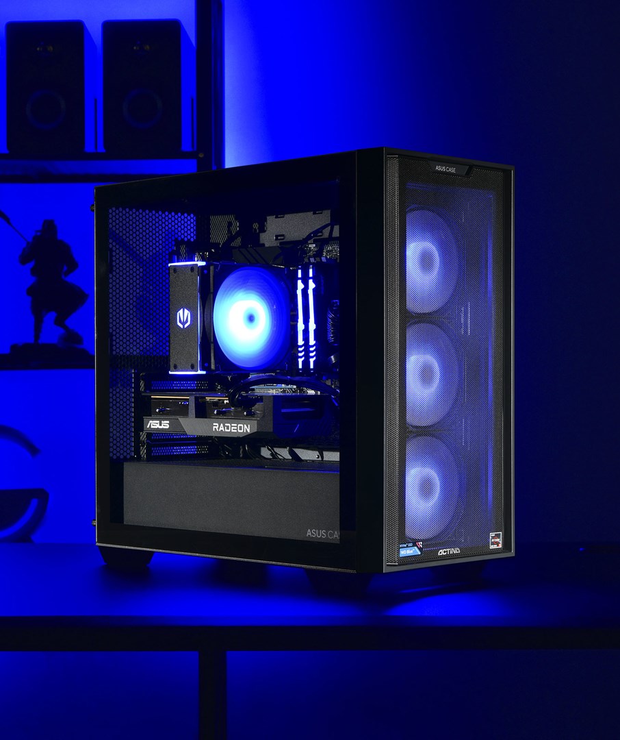 Kompjuter Actina, AMD Ryzen 5 5600, 16GB RAM, 1TB SSD, AMD Radeon RX 7600, i zi