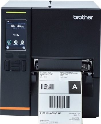 Printer etiketash Brother TJ-4021TN, industrial, volum i lartë, gri