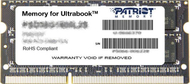 Memorie operative Patriot, 8GB, DDR3L SODIMM, 1600MHz, CL11 (PSD38G1600L2S)  Memorie operative Patriot, 8GB, DDR3L SODIMM, 1600MHz, CL11 (PSD38G1600L2S)