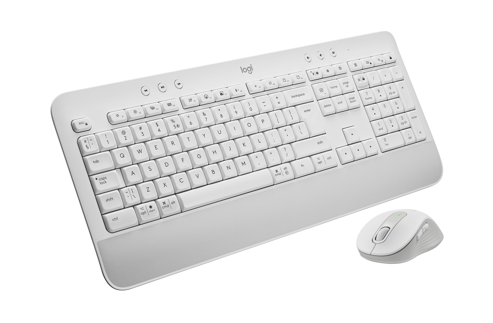 Set tastierë dhe maus Logitech Signature MK650 Combo, e bardhë