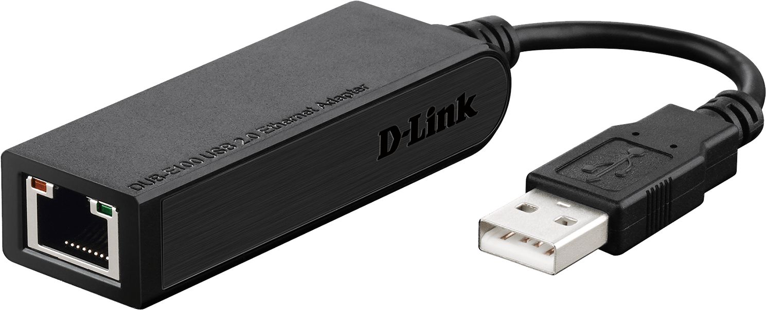 Kartë rrjeti D-Link DUB-E100, USB 2.0, 100 Mbps, e zezë Kartë rrjeti D-Link DUB-E100, USB 2.0, 100 Mbps, e zezë