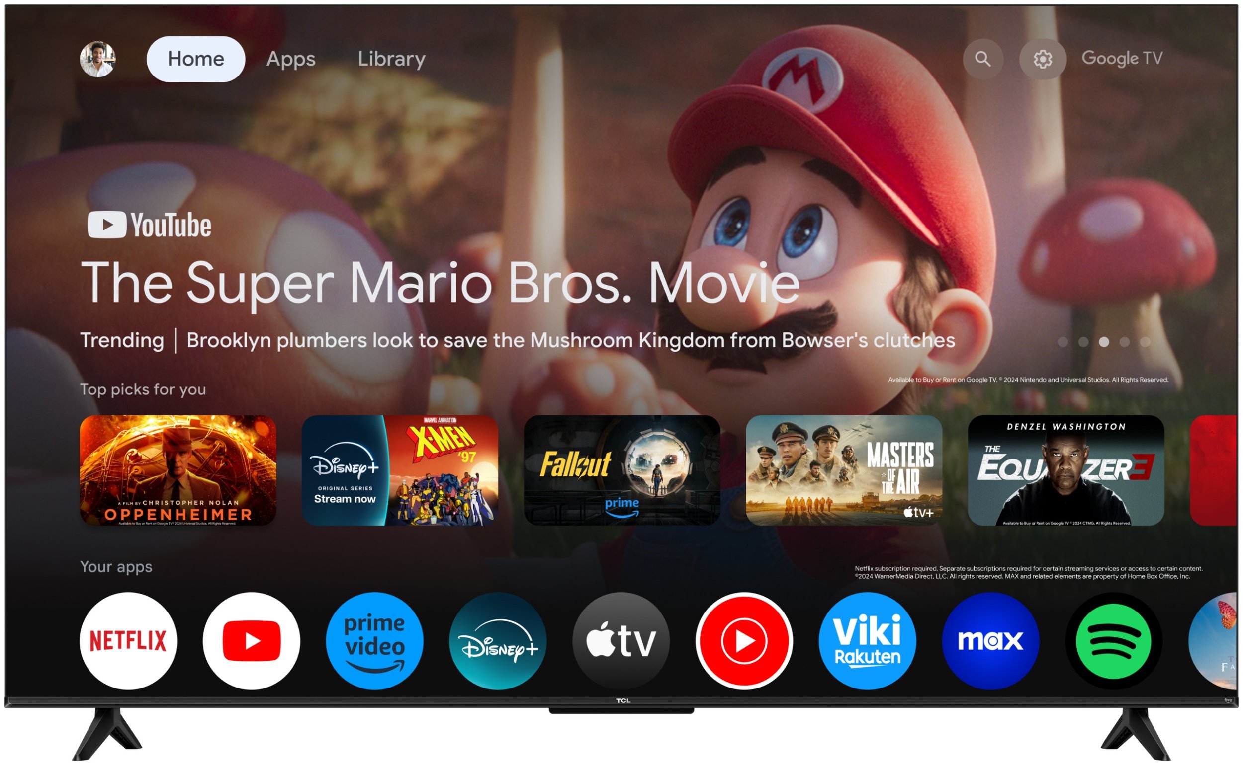 Televizor QLED TCL 55T69C, 55", 4K Ultra HD, Smart TV, i zi