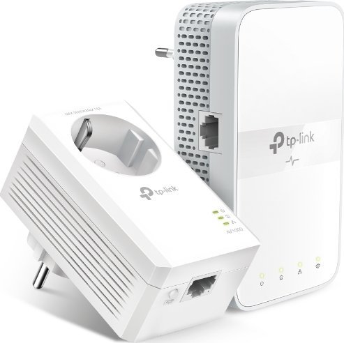 Adapter powerline TP-Link TL-WPA7619 KIT, 1000 Mbit/s, Wi-Fi, i bardhë, set 2 copë