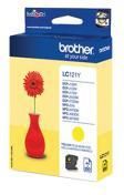 Ngjyrë për printer Brother LC-121Y, e verdhë