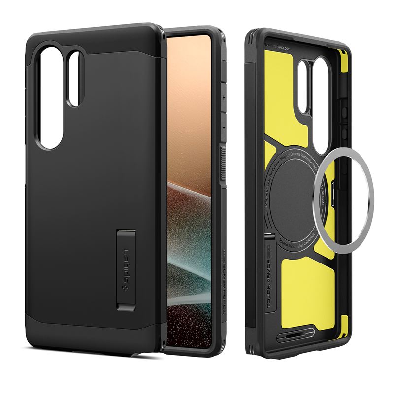 Mbrojtëse Spigen Tough Armor AI (MagFit) për Galaxy S25 Ultra, 6.9", e zezë