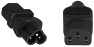 Adapter rryme Microconnect PE613AD, C6 në C13, i zi