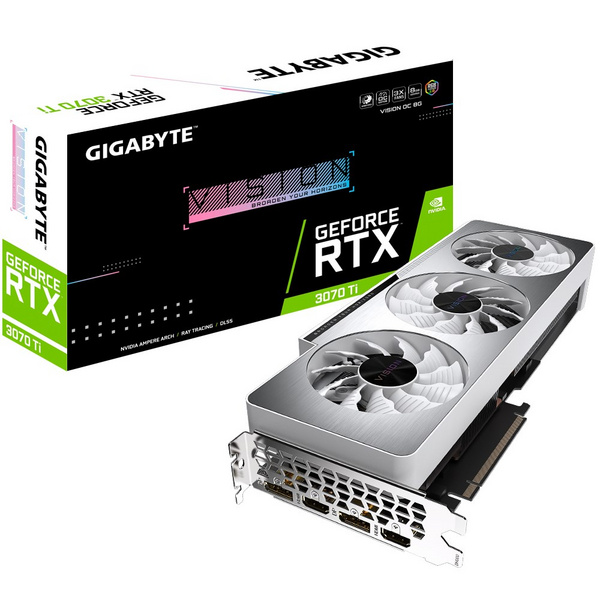 Kartelë grafike Gigabyte GeForce RTX 3070 Ti Vision OC Ampere, 8GB GDDR6X