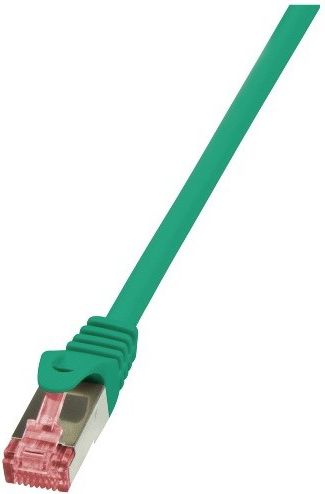 Kabllo patchcord LogiLink Cat.6, S/FTP, 1.5m, e gjelbër