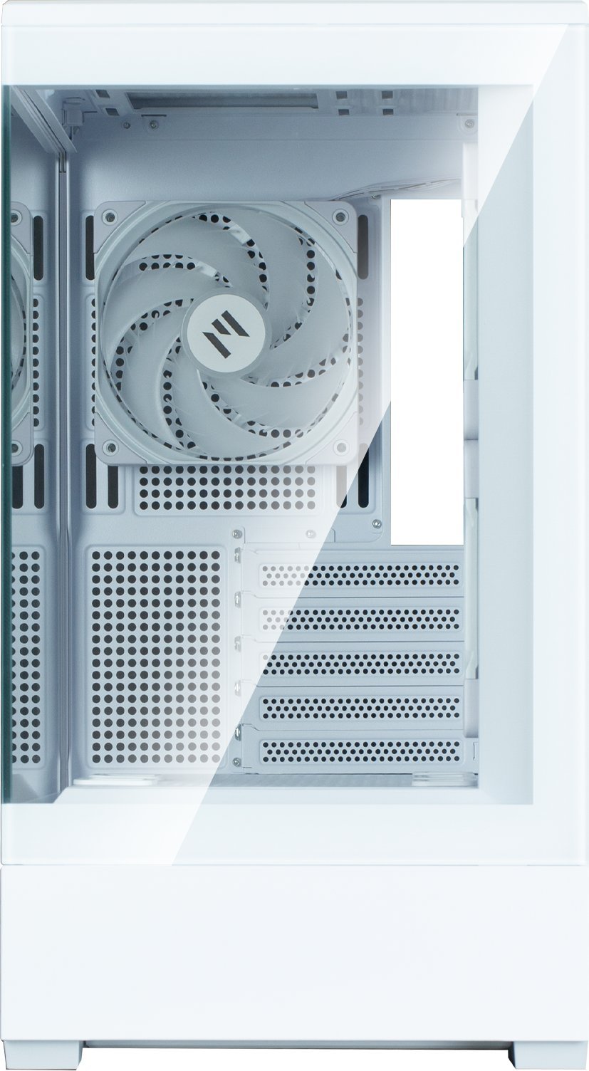 Kasa PC Zalman P30 V2, Mini Tower MicroATX, 3 fshesa 120mm ARGB, e bardhë