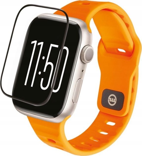 Mbrojtës ekrani Mobile Origin për Apple Watch Series 9 8 7 41mm, film hibrid, transparent