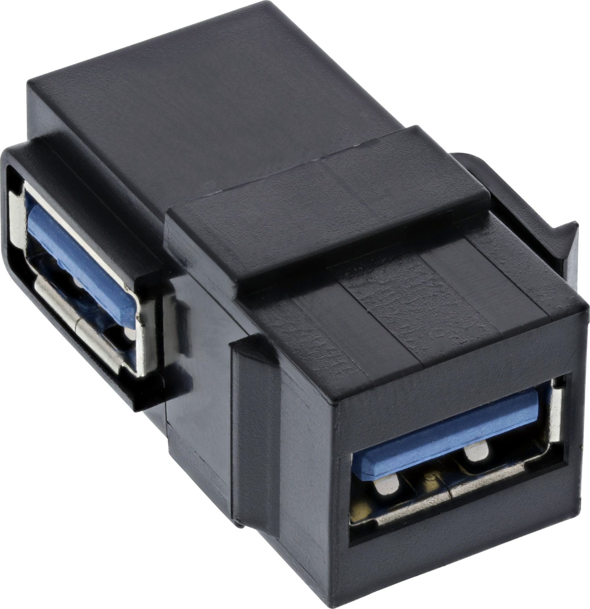 Modul USB InLine USB 3.1 Snap in, USB A F F, 90°, i zi | Gjirafa50