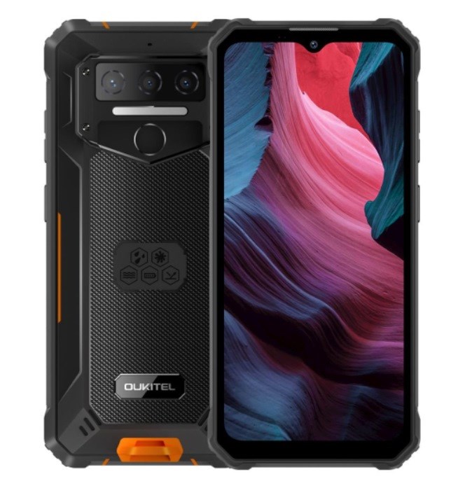Celular Oukitel WP23, 6.52", Helio P35, 4GB RAM, 64GB, i zi/portokalli