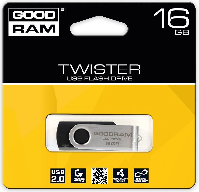 Flash Drive Goodram Twister 16GB (UTS2-0160K0R11)