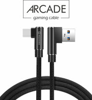 Кабел за податоци Swissten Arcade, USB A во USB C, 1.2m, сив