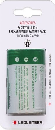 Bateri të rikarikueshme TOGO 21700, 4800mAh, 7.4V, set 2 copë