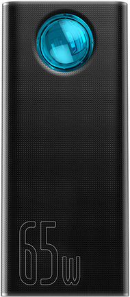 Powerbank me ekran dixhital Baseus Ambilight Overseas Edi QC, 30000mAh, 100W, i zi + kabllo USB-C/USB-C 1m, e zezë Powerbank me ekran dixhital Baseus Ambilight Overseas Edi QC, 30000mAh, 100W, i zi + kabllo USB-C/USB-C 1m, e zezë