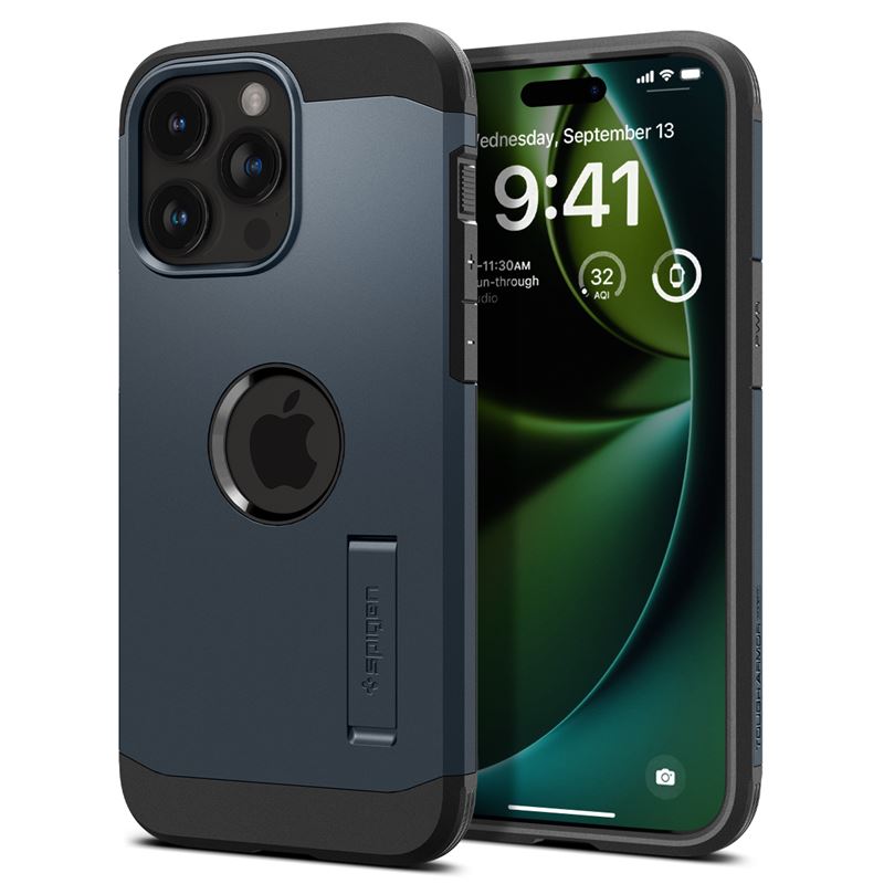 Mbrojtëse për celular iPhone 15 Pro Spigen Tough Armor MagSafe, e zezë