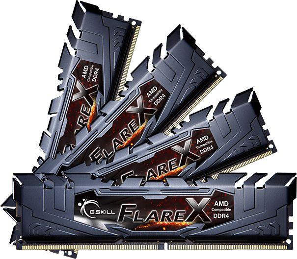 Memorie G.Skill Flare X, DDR4, 64 GB, 3200 MHz, CL16, F4-3200C16Q-64GFX