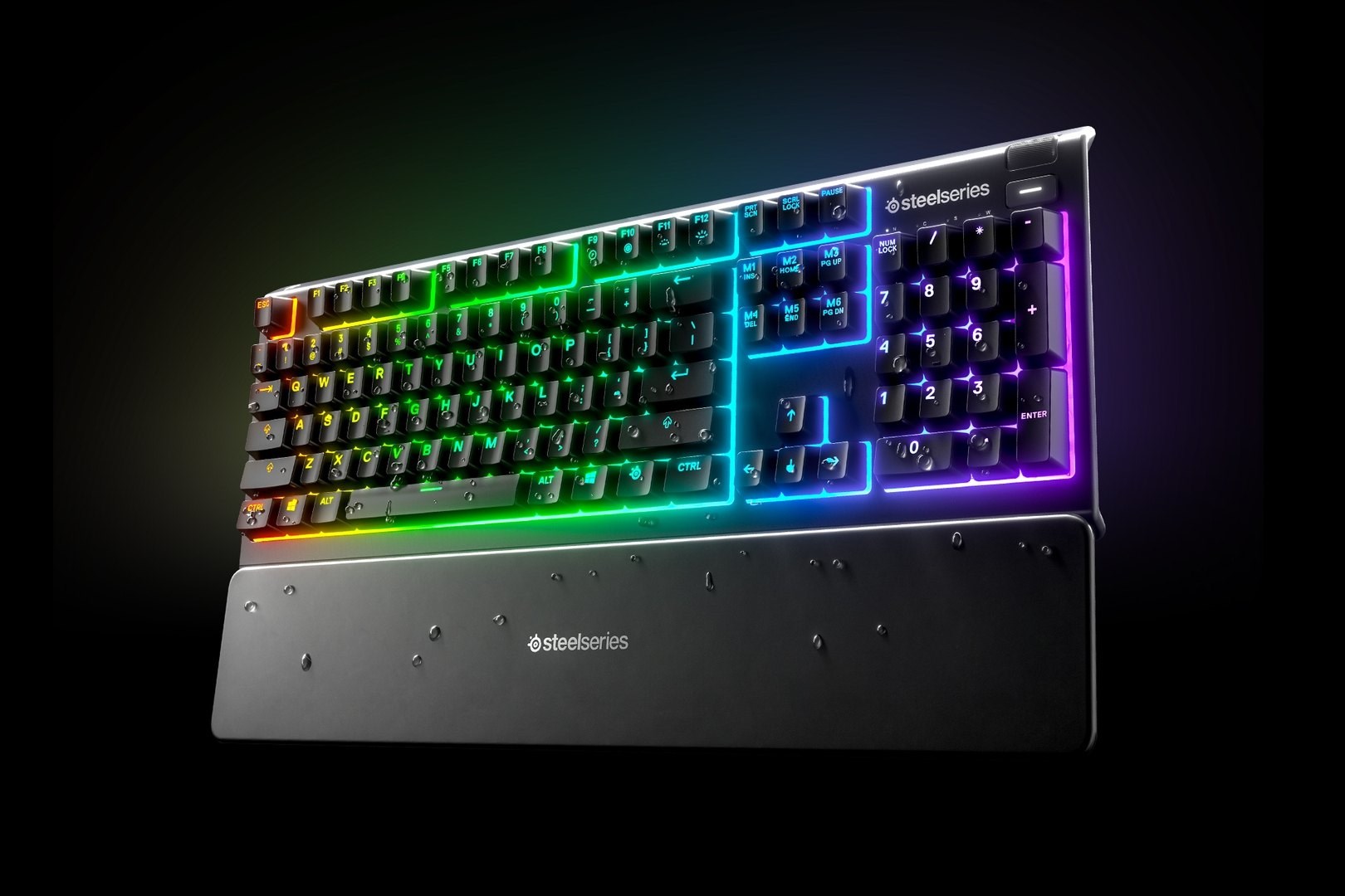 Tastierë lojërash SteelSeries Apex 3, USB, QWERTY, e zezë