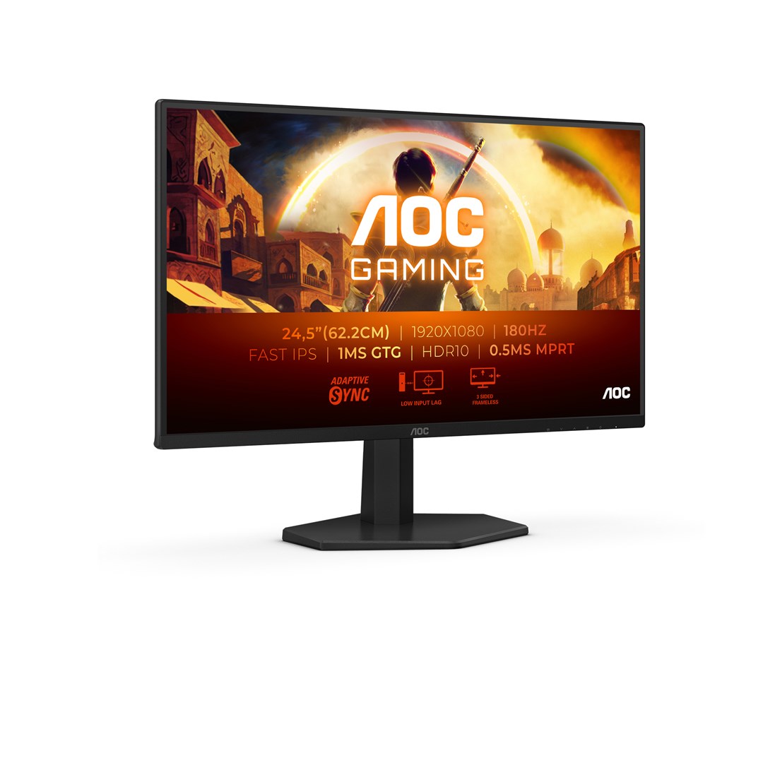 Monitor AOC G4 25G42E, 24.5" FHD 1920x1080, LED,180Hz, i zi/kuq