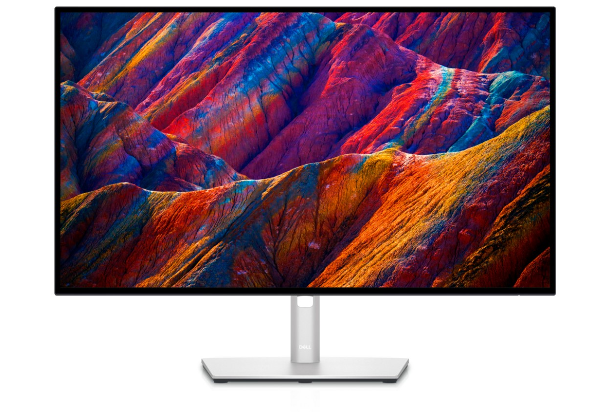 Монитор Dell UltraSharp U2723QE, 27\", IPS, 4K UHD, 60Hz, 5ms, црн / сребрен