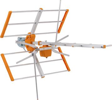 Antena e jashtme Galaxy Viva Combo, DVB T2, LTE filtër, gri