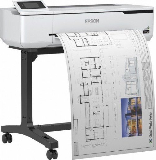 Printer multifunksional Epson SC-T5100, A0, Wi-Fi, i bardhë