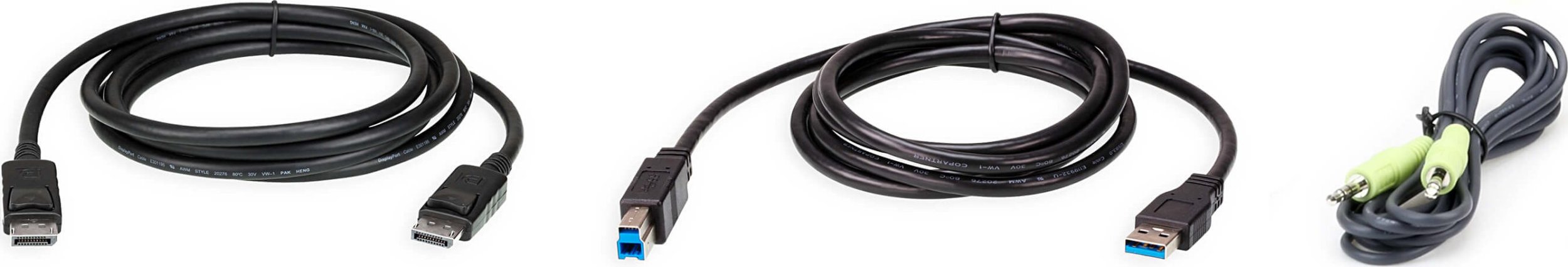 Кабел KVM ATEN 2L-7D02UDPX3, DisplayPort, 1.8m, црн