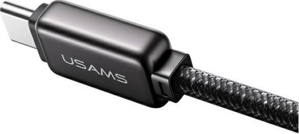 USB кабел Usams Meteor Series SJ743USB0, USB C во Lightning, 1.2m, 30W, црна