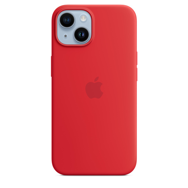 Apple iPhone 14 Silicone Case me MagSafe, (PRODUCT)RED