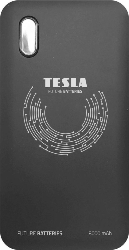Powerbank Tesla Qi 10 White, karikim wireless Qi, i zi
