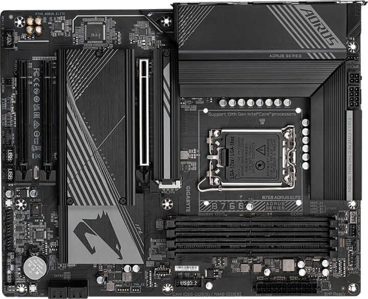 Pllakë amë GIGABYTE B760 AORUS ELITE, LGA 1700, ATX