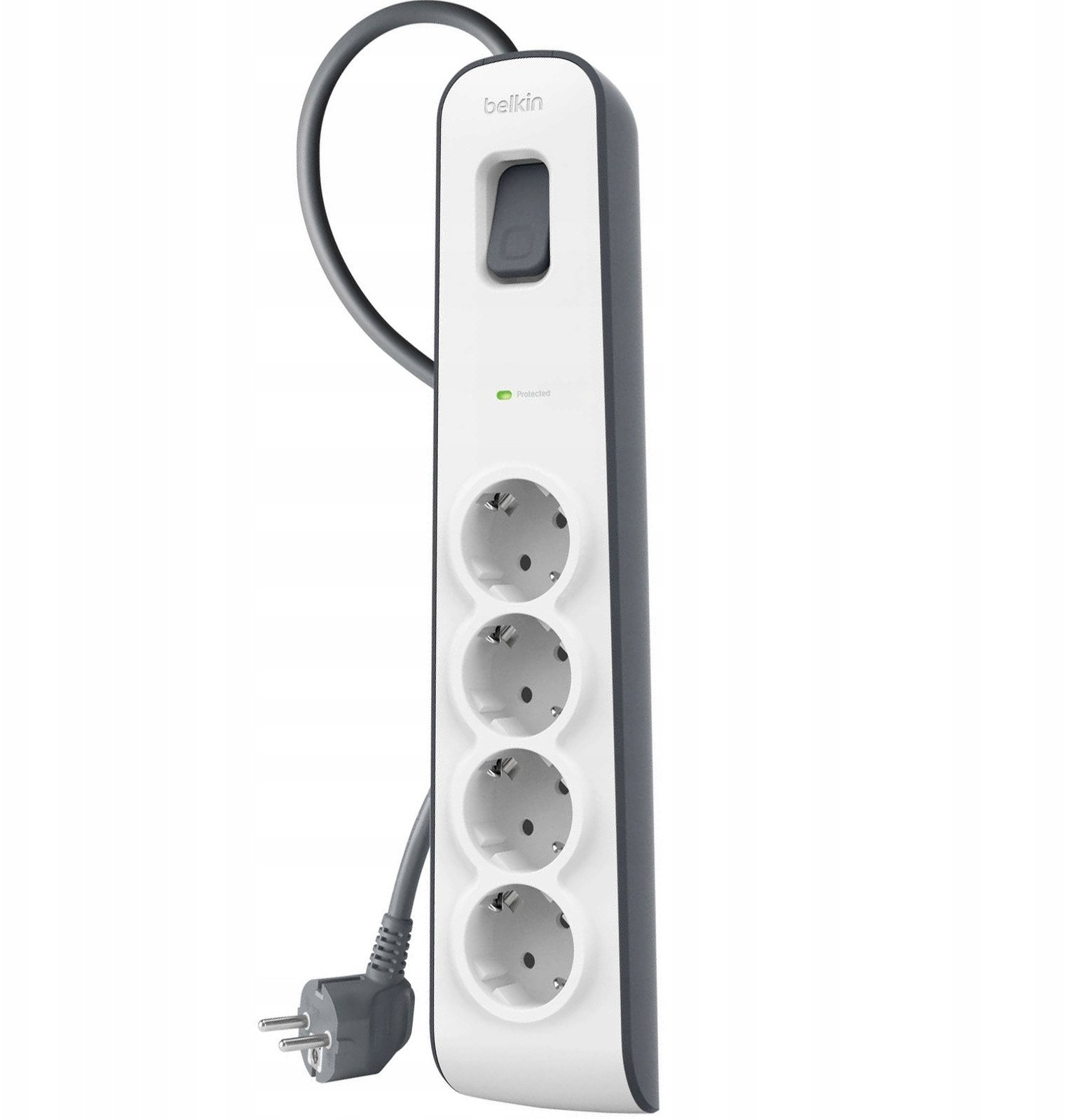 Лентa Belkin Power Strip со заштита од пренапон, 4 излези, кабел 2 m