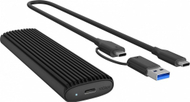 Kuti e jashtme SSD ICY BOX IB-1808MCT-CU31, M.2 NVMe SATA, USB C, e zezë