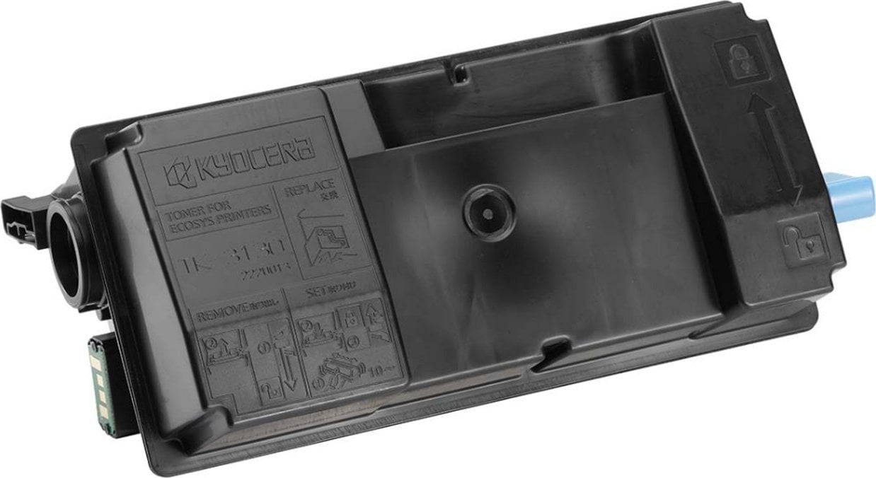 Toner printeri Kyocera TK-3190, origjinal, 25000 faqe, i zi