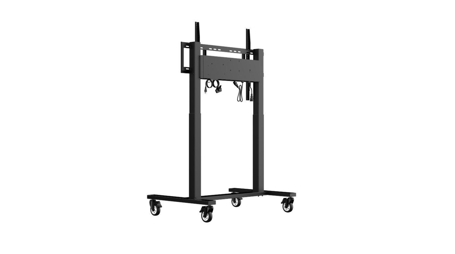 Mbajtëse për monitorë dyshemeje Avtek, 86", e zezë